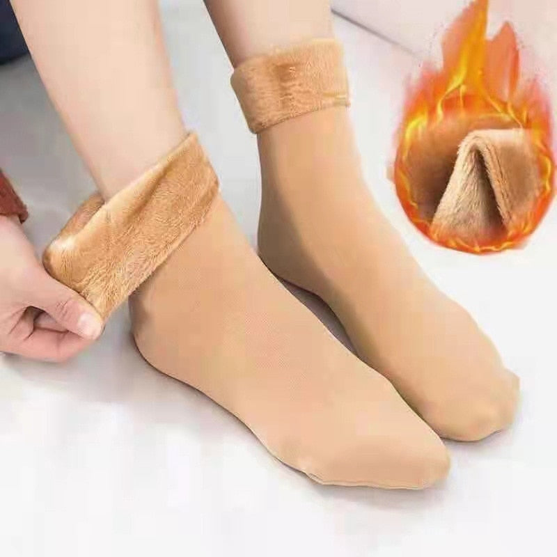 Pré-venda de inverno - pague 2 leve 5 pares - Meias Forradas em Lã Thermal